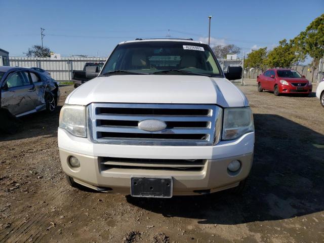 1FMFK18517LA81900 - 2007 FORD EXPEDITION EL EDDIE BAUER WHITE photo 5