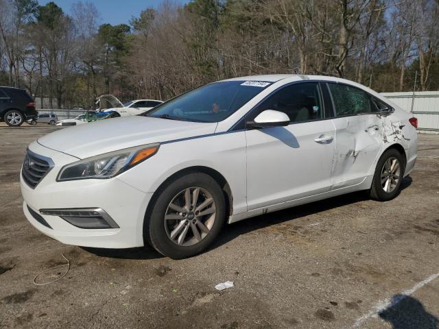 5NPE24AF6FH016841 - 2015 HYUNDAI SONATA SE WHITE photo 1