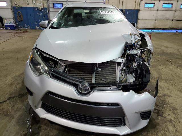 2T1BURHE5GC666322 - 2016 TOYOTA COROLLA L SILVER photo 5