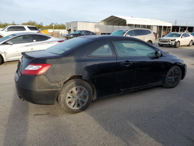 2HGFG11607H578699 - 2007 HONDA CIVIC LX BLACK photo 3