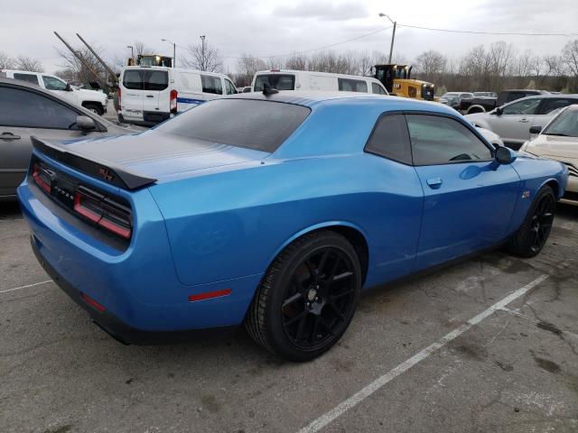 2C3CDZAT2FH873885 - 2015 DODGE CHALLENGER SXT BLUE photo 3