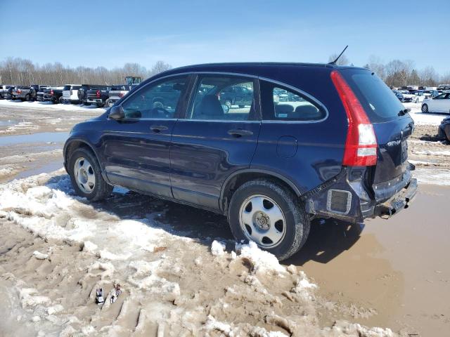 5J6RE38339L018796 - 2009 HONDA CR-V LX BLUE photo 2