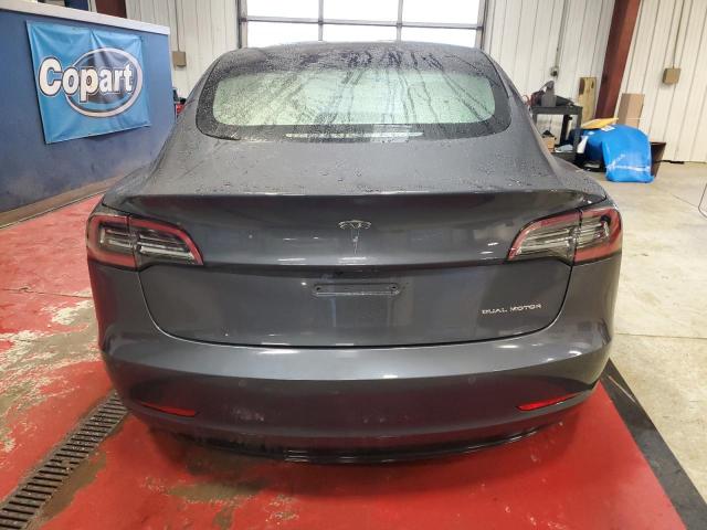 5YJ3E1EB9NF249727 - 2022 TESLA MODEL 3 GRAY photo 6