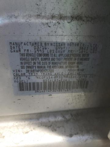 3N1AB7AP3GY257689 - 2016 NISSAN SENTRA S SILVER photo 13