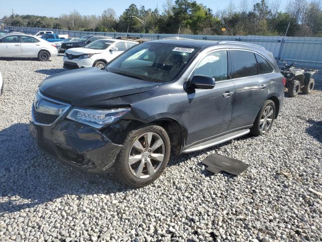 5FRYD4H98GB039253 - 2016 ACURA MDX ADVANCE GRAY photo 1