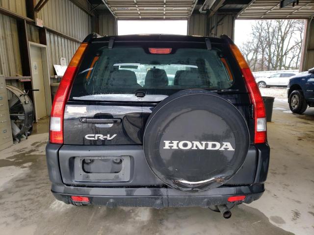 SHSRD78472U013319 - 2002 HONDA CR-V LX BLACK photo 6