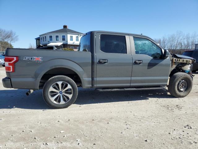 1FTEW1EP8LFA52784 - 2020 FORD F150 SUPERCREW GRAY photo 3