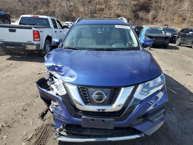 KNMAT2MV8HP601205 - 2017 NISSAN ROGUE S BLUE photo 5