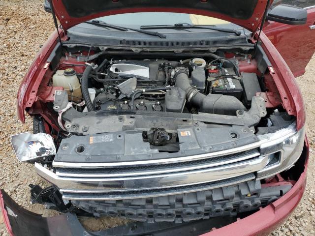 2FMGK5C88HBA06481 - 2017 FORD FLEX SEL BURGUNDY photo 12