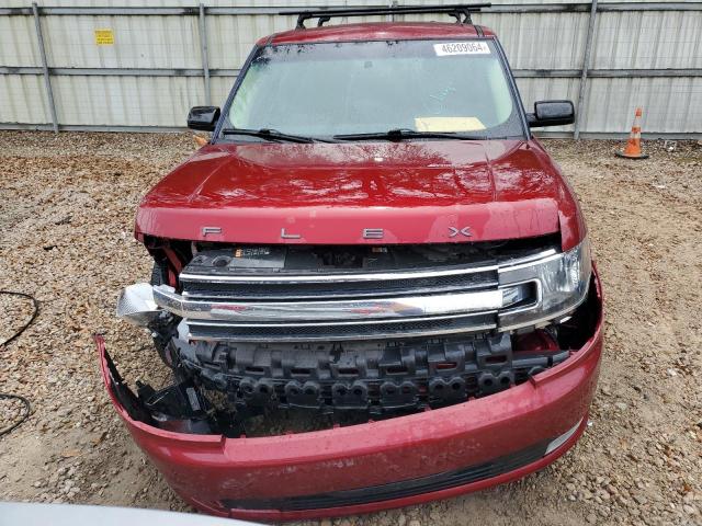 2FMGK5C88HBA06481 - 2017 FORD FLEX SEL BURGUNDY photo 5