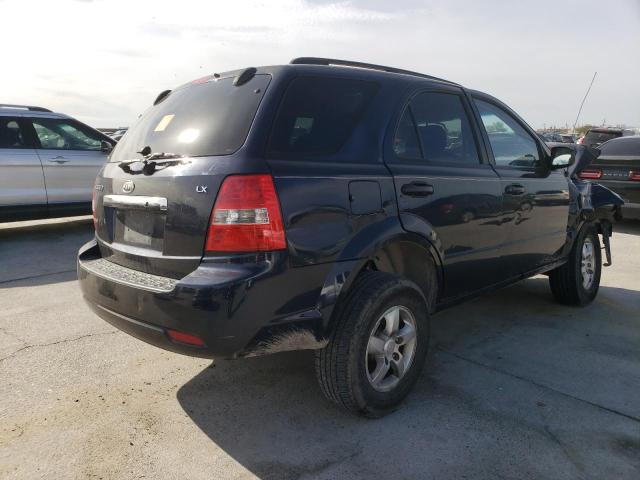 KNDJD735185829487 - 2008 KIA SORENTO EX BLUE photo 3