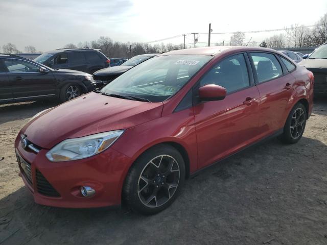 1FAHP3F22CL460472 - 2012 FORD FOCUS SE RED photo 1