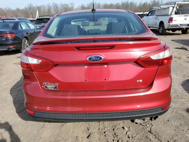 1FAHP3F22CL460472 - 2012 FORD FOCUS SE RED photo 6