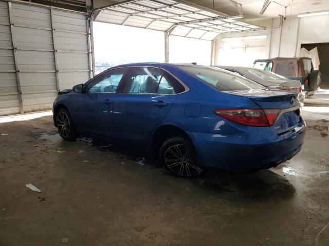 4T1BF1FK2GU528983 - 2016 TOYOTA CAMRY LE BLUE photo 2