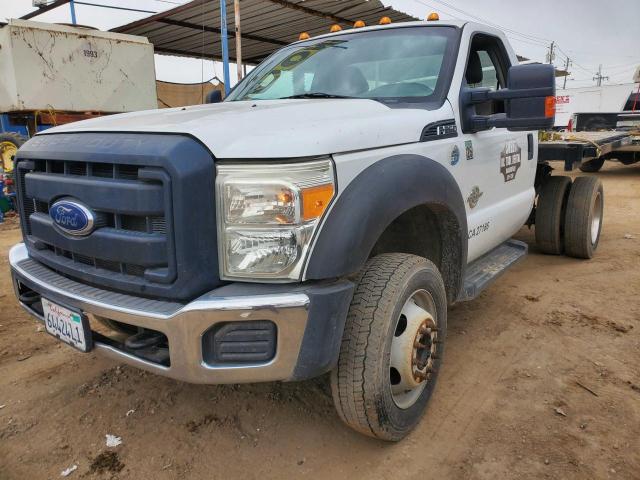 1FDUF5GT7DEA39671 - 2013 FORD F550 SUPER DUTY WHITE photo 2