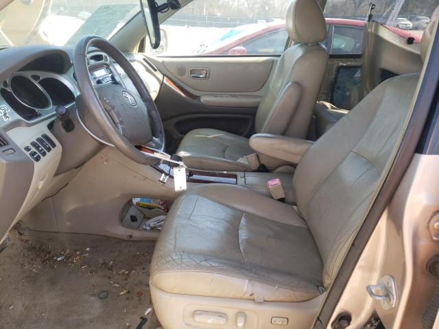 JTEEW21A360012574 - 2006 TOYOTA HIGHLANDER HYBRID BEIGE photo 7