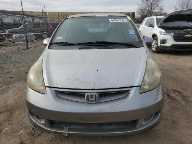 JHMGD38687S030437 - 2007 HONDA FIT S 灰色 照片 5