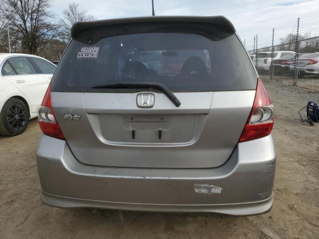 JHMGD38687S030437 - 2007 HONDA FIT S 灰色 照片 6