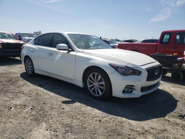 JN1AV7AP7EM692013 - 2014 INFINITI Q50 HYBRID PREMIUM WHITE photo 4