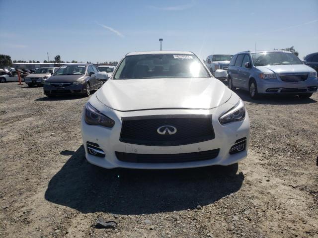 JN1AV7AP7EM692013 - 2014 INFINITI Q50 HYBRID PREMIUM WHITE photo 5