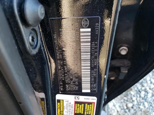 4T1T31AK4PU059710 - 2023 TOYOTA CAMRY SE NIGHT SHADE BLACK photo 12