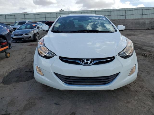 5NPDH4AEXDH448878 - 2013 HYUNDAI ELANTRA GLS WHITE photo 5