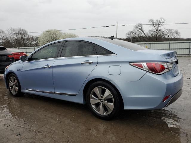 KMHEC4A46CA047436 - 2012 HYUNDAI SONATA HYBRID BLUE photo 2