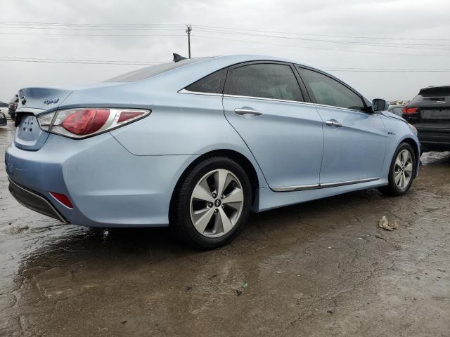 KMHEC4A46CA047436 - 2012 HYUNDAI SONATA HYBRID BLUE photo 3