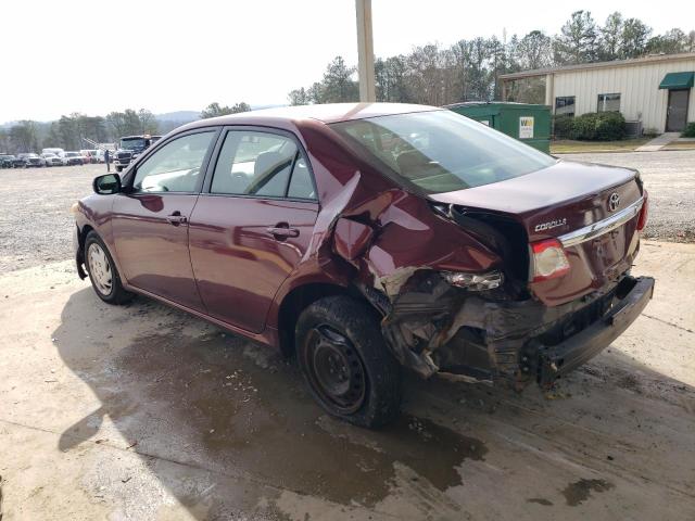 JTDBU4EE5BJ093345 - 2011 TOYOTA COROLLA BASE BURGUNDY photo 2