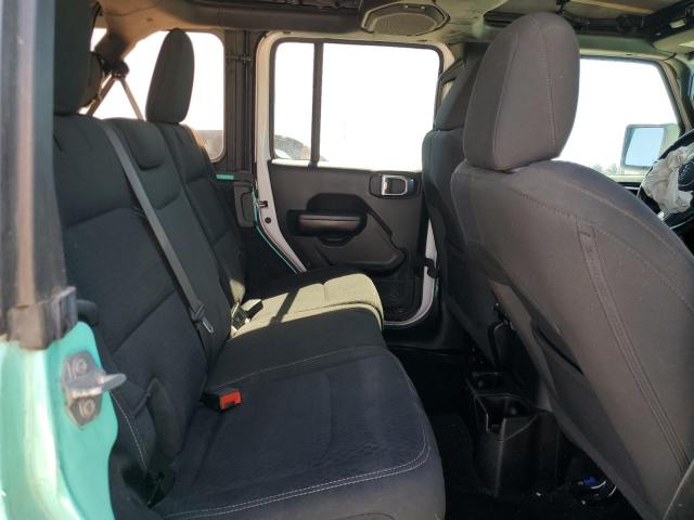 1C4HJXDN7MW549681 - 2021 JEEP WRANGLER U SPORT Turquoise photo 11