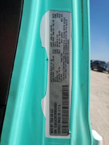 1C4HJXDN7MW549681 - 2021 JEEP WRANGLER U SPORT Turquoise photo 13