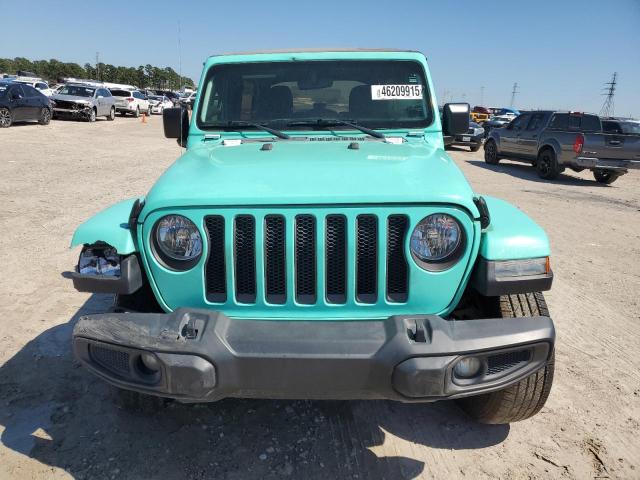 1C4HJXDN7MW549681 - 2021 JEEP WRANGLER U SPORT Turquoise photo 5