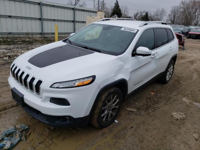 1C4PJLCB4FW706789 - 2015 JEEP CHEROKEE LATITUDE WHITE photo 1