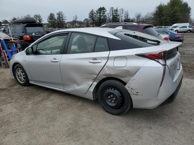 JTDKBRFU1J3073976 - 2018 TOYOTA PRIUS SILVER photo 2