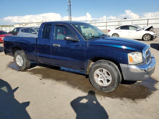 1D7HE42N35S189202 - 2005 DODGE DAKOTA SLT BLUE photo 4