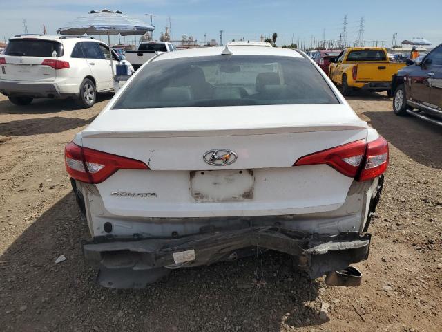 5NPE24AF3HH439203 - 2017 HYUNDAI SONATA SE WHITE photo 6