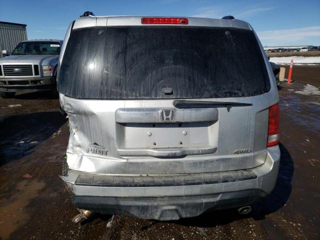 5FNYF4H55CB504221 - 2012 HONDA PILOT EXL SILVER photo 6