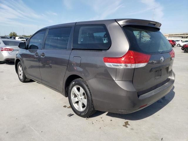 5TDKA3DC4BS003799 - 2011 TOYOTA SIENNA BASE GRAY photo 2