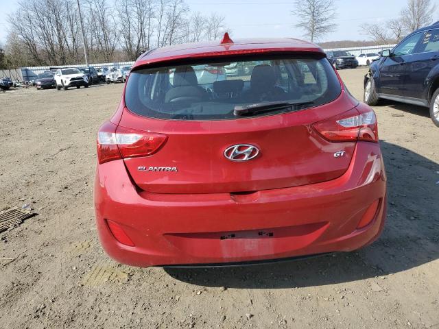 KMHD35LH7GU292221 - 2016 HYUNDAI ELANTRA GT RED photo 6