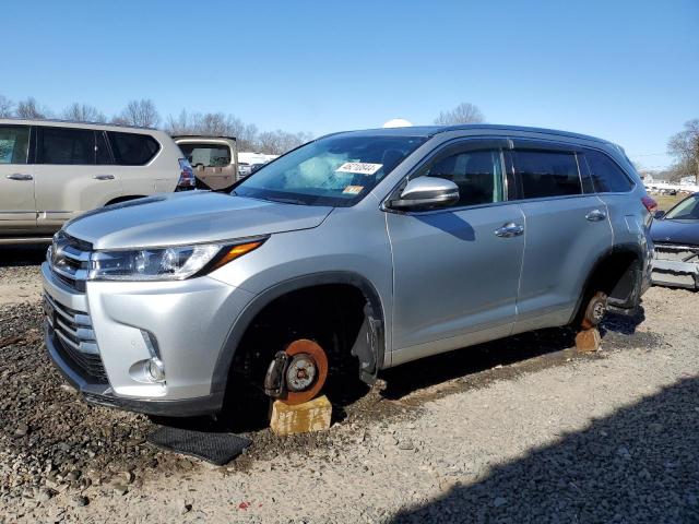 5TDDZRFHXHS448196 - 2017 TOYOTA HIGHLANDER LIMITED GRAY photo 1