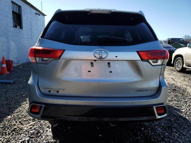 5TDDZRFHXHS448196 - 2017 TOYOTA HIGHLANDER LIMITED GRAY photo 6