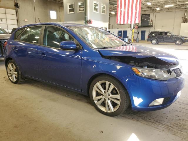 KNAFW5A30C5477983 - 2012 KIA FORTE SX BLUE photo 4