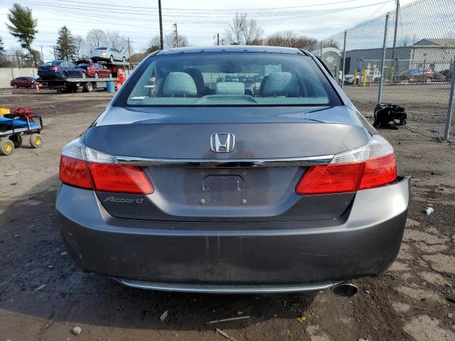 1HGCR2F3XDA019902 - 2013 HONDA ACCORD LX GRAY photo 6