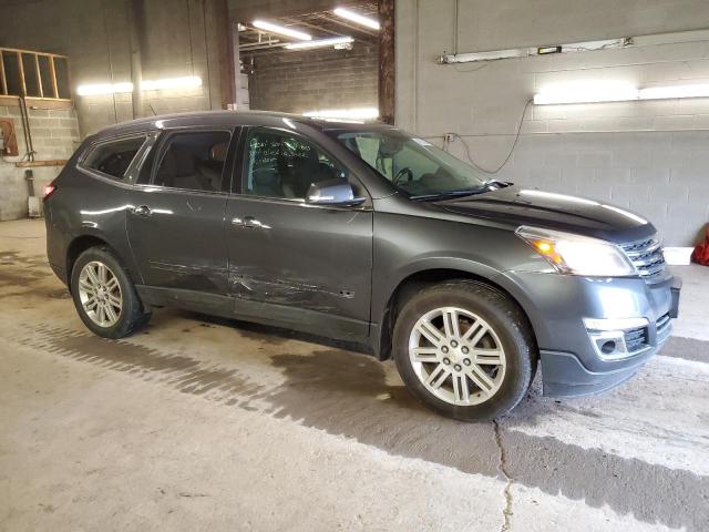 1GNKVGKD0EJ153926 - 2014 CHEVROLET TRAVERSE LT GRAY photo 4