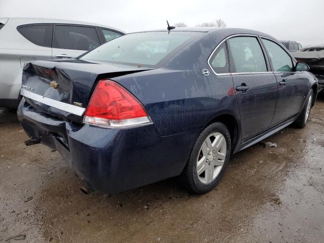 2G1WC57M791275544 - 2009 CHEVROLET IMPALA 2LT BLUE photo 3