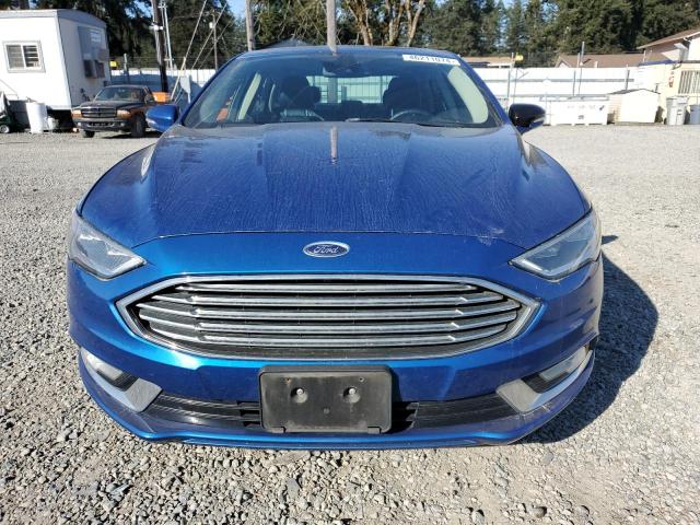 3FA6P0PU4HR190434 - 2017 FORD FUSION SE PHEV BLUE photo 5