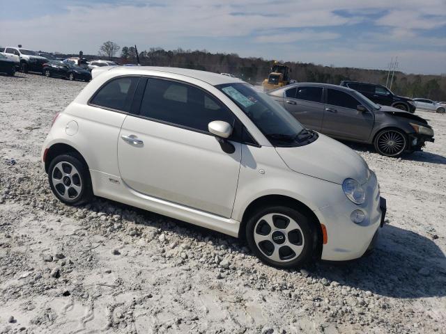 3C3CFFGEXFT503003 - 2015 FIAT 500 ELECTRIC WHITE photo 4