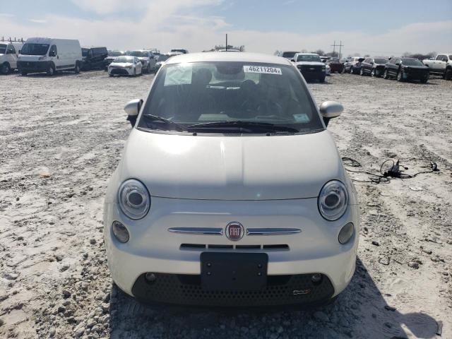 3C3CFFGEXFT503003 - 2015 FIAT 500 ELECTRIC WHITE photo 5