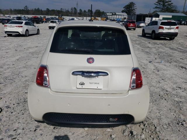 3C3CFFGEXFT503003 - 2015 FIAT 500 ELECTRIC WHITE photo 6