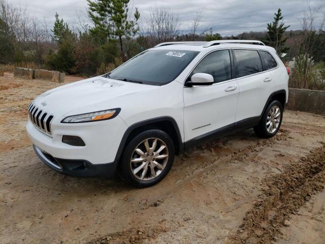 1C4PJLDS0EW298885 - 2014 JEEP CHEROKEE LIMITED WHITE photo 1